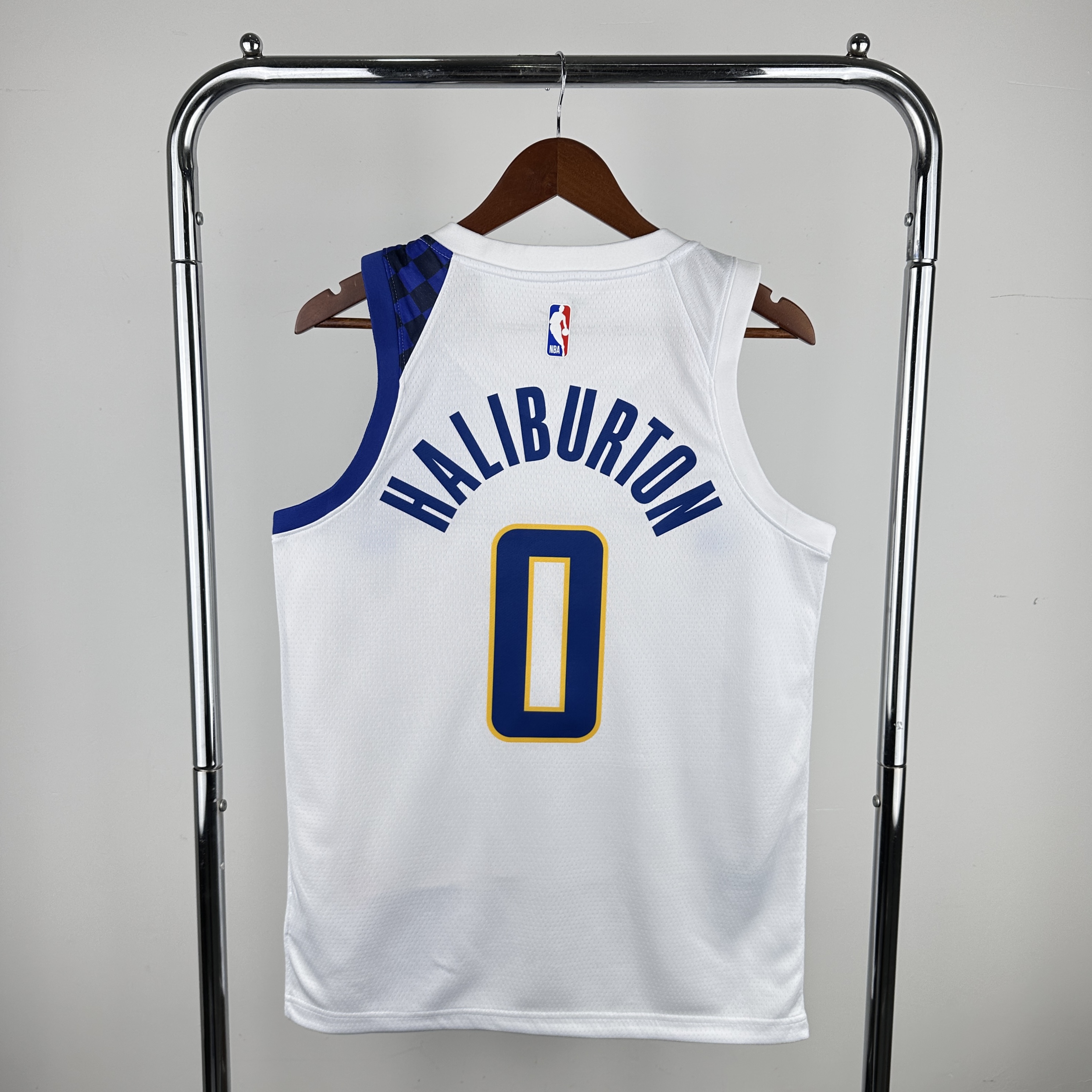 Men Indiana Pacers #0 Haliburton White City Edition Nike 2024 NBA Jersey->->NBA Jersey